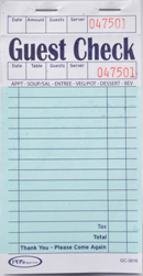 Guest Checks