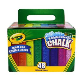 Crayola Brand Sidewalk Chalk - 48 different colors